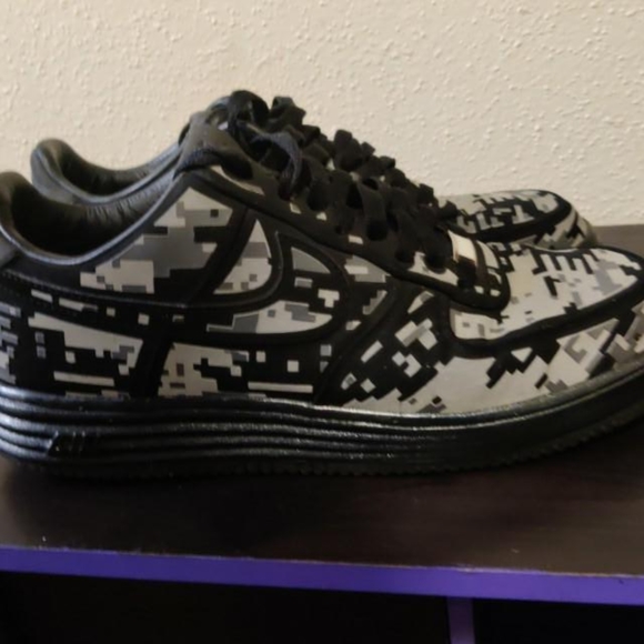 Nike Lunar Force 1 Digi NRG Camo Black Reflective main image 4